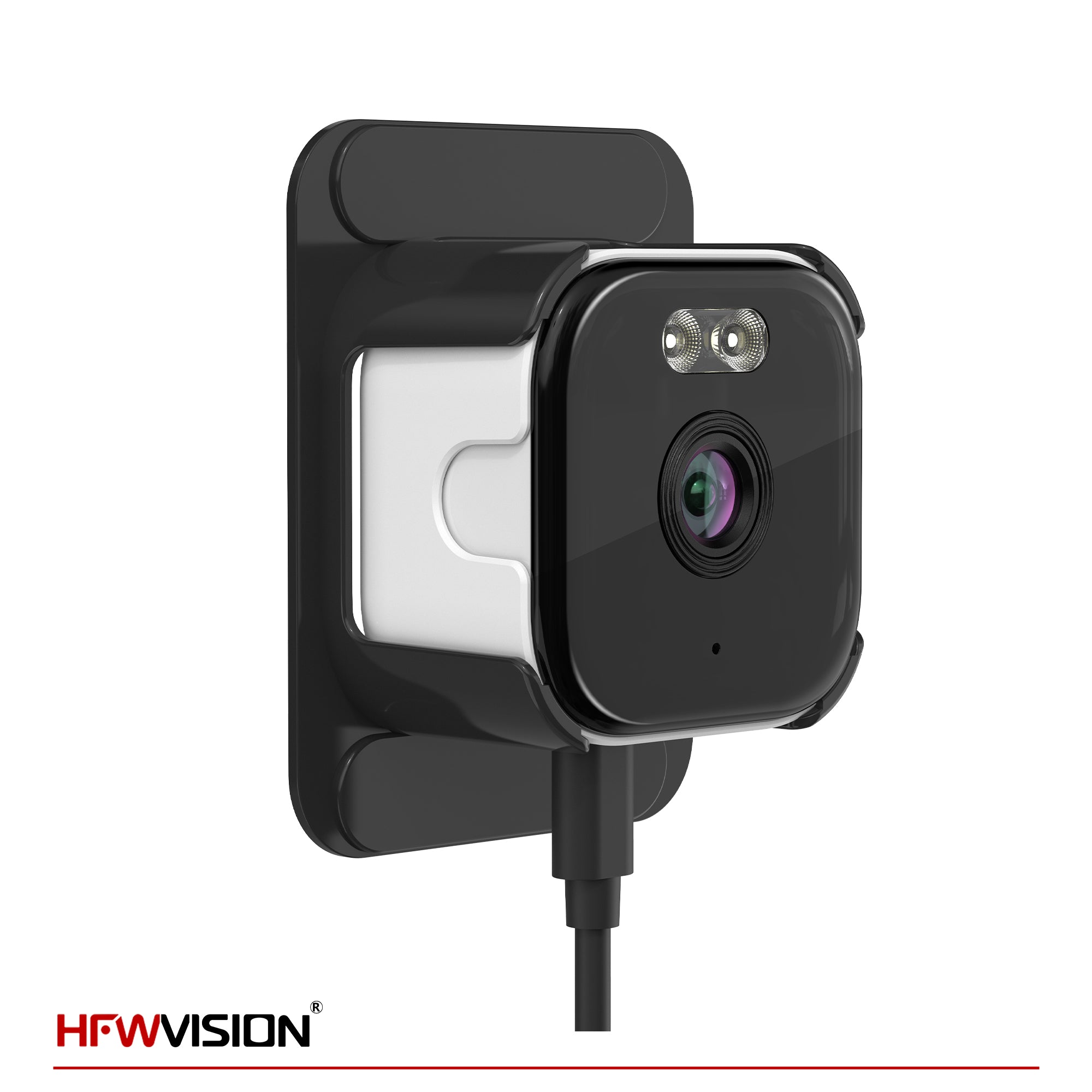 2K Window WiFi Security Camera — Stick-On Glass Mount, No Drilling, Dual-Band WiFi