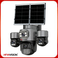 8MP Quad-Lens 4G Solar Security Camera AOV with 14W Solar Panel & Full-Color Night Vision