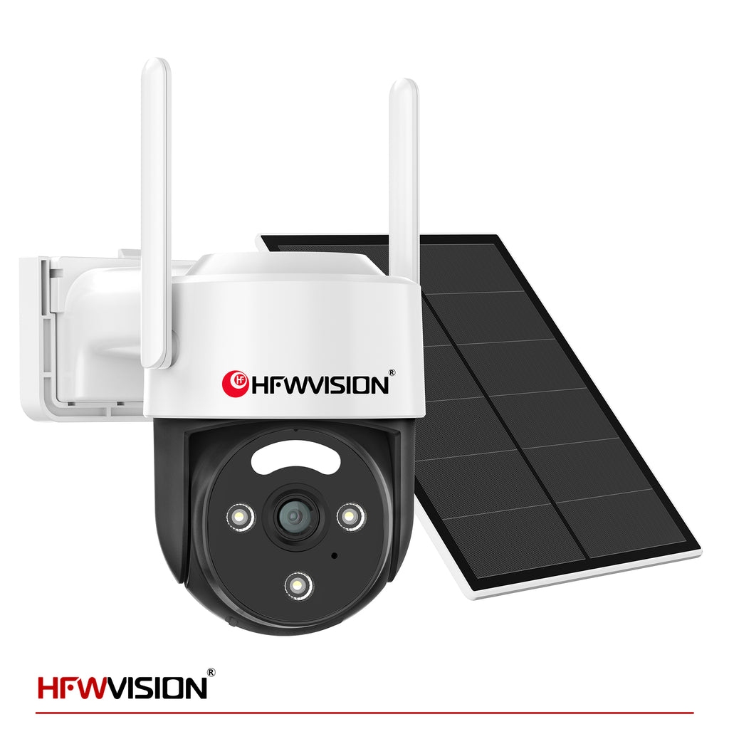 3MP 4G LTE Solar Security Camera with PTZ, PIR & 7W Solar Panel