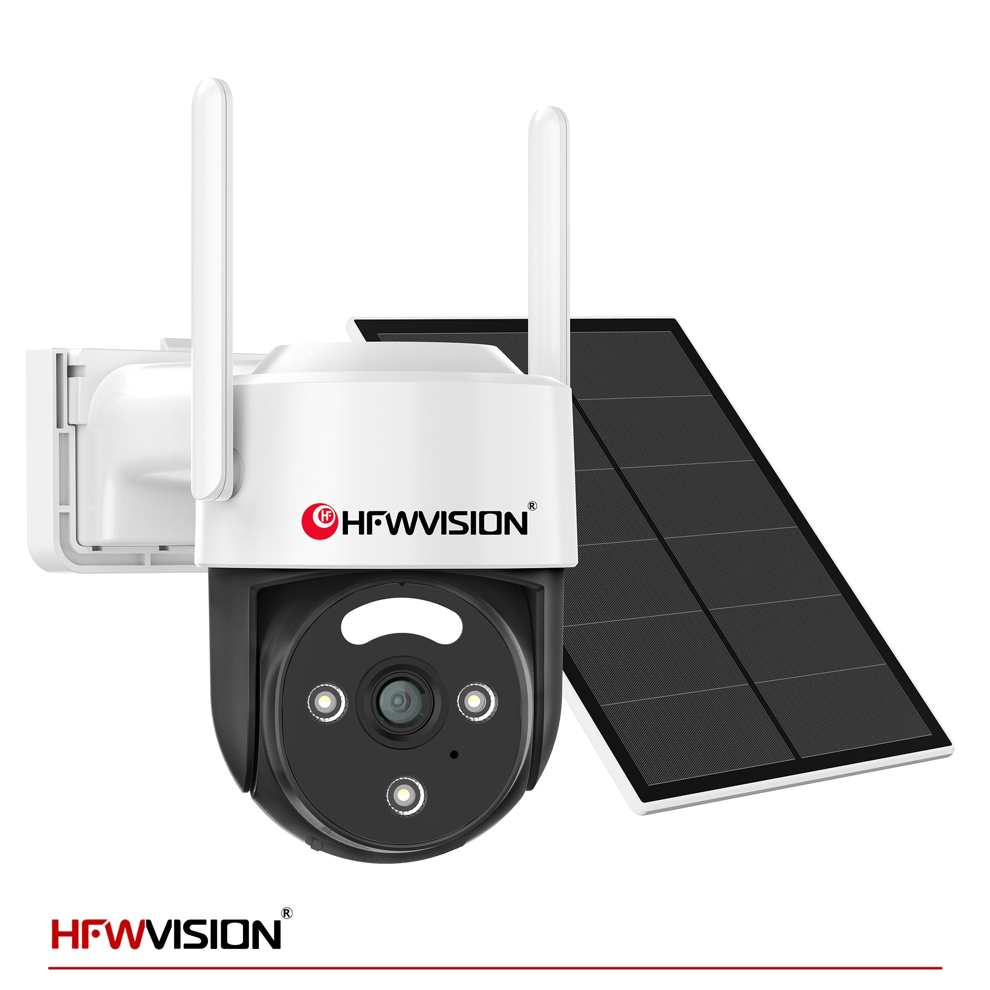 3MP 4G LTE Solar Security Camera with PTZ, PIR & 7W Solar Panel