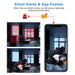 HFWVISION POE NVR motion detection alert diagram, instant app push and email notification
