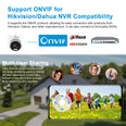 HF-NSD62 AI PoE turret IP camera with ONVIF Hikvision Dahua NVR compatibility